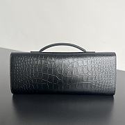 Bottega Veneta Andiamo Clutch Crocodile Black Bag 31x13x3cm - 4