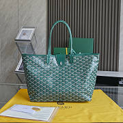 Goyard Saint Louis Tote PM Green 34x15x28cm - 3