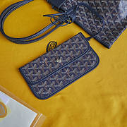 Goyard Saint Louis Tote PM Blue 34x15x28cm - 2