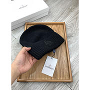 Moncler Logo Beanie Black - 4