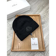 Moncler Logo Beanie Black - 3