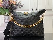 Louis Vuitton LV Coussin Hobo MM Black 38x33x10cm - 1