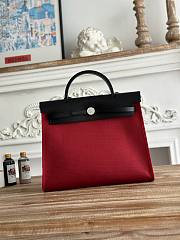 Hermes Herbag 31 Zip Black Red 31cm - 1