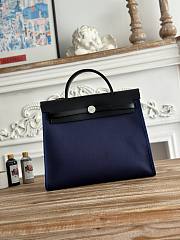 Hermes Herbag 31 Zip Black Blue 31cm - 1