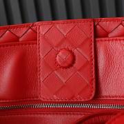 Bottega Veneta Large Andiamo Suede Red 42x35x18cm - 4