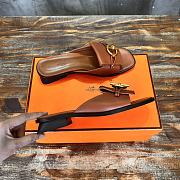 Hermes Isle Sandal Brown - 2