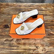 Hermes Ilot 50 Sandal White - 1