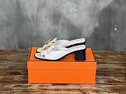 Hermes Ilot 50 Sandal White - 5