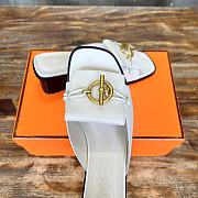 Hermes Ilot 50 Sandal White - 3