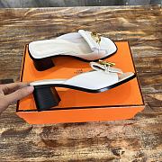 Hermes Ilot 50 Sandal White - 2