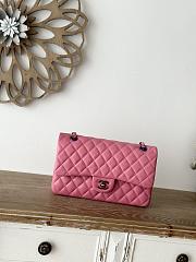 Chanel Flap Bag Pink Yellow Lambskin 25cm - 1