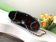 Chanel Classic Clutch With Strap Black Caviar 20x11x9cm - 6