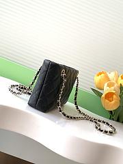 Chanel Classic Clutch With Strap Black Caviar 20x11x9cm - 4