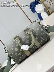 Louis Vuitton LV Keepall Bandoulière 25 Khaki Green 25x15x11cm - 5