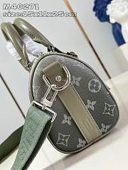 Louis Vuitton LV Keepall Bandoulière 25 Khaki Green 25x15x11cm - 4