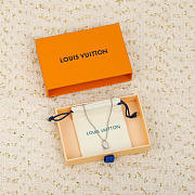 Louis Vuitton LV Lock Necklace Silver - 2