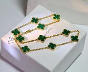 Van Cleef VCA Green Necklace - 1