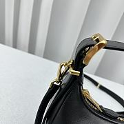 Miu Miu Shoulder Bag Black Leather 17x15.5x5.5cm - 6