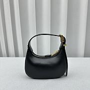 Miu Miu Shoulder Bag Black Leather 17x15.5x5.5cm - 5