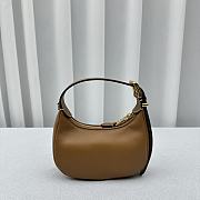 Miu Miu Shoulder Bag Brown Leather 17x15.5x5.5cm - 6