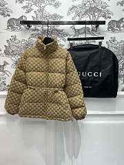 Gucci Fabric Bomber Jacket GG - 1