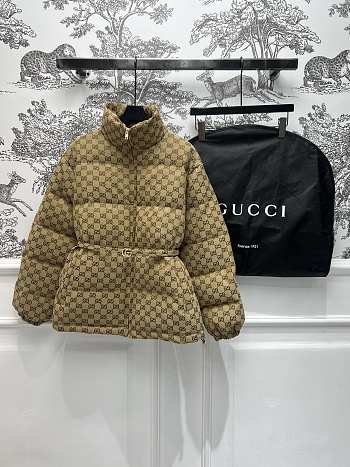 Gucci Fabric Bomber Jacket GG