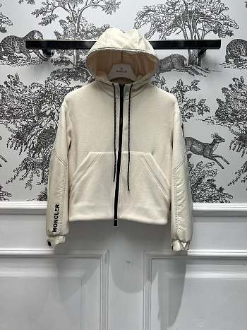 Moncler Fleece Zip-Up Hoodie