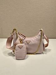 Prada Re-Edition 2005 Re-Nylon Pink Gold 22x12x6cm - 1