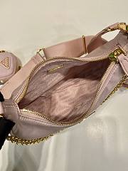 Prada Re-Edition 2005 Re-Nylon Pink Gold 22x12x6cm - 6