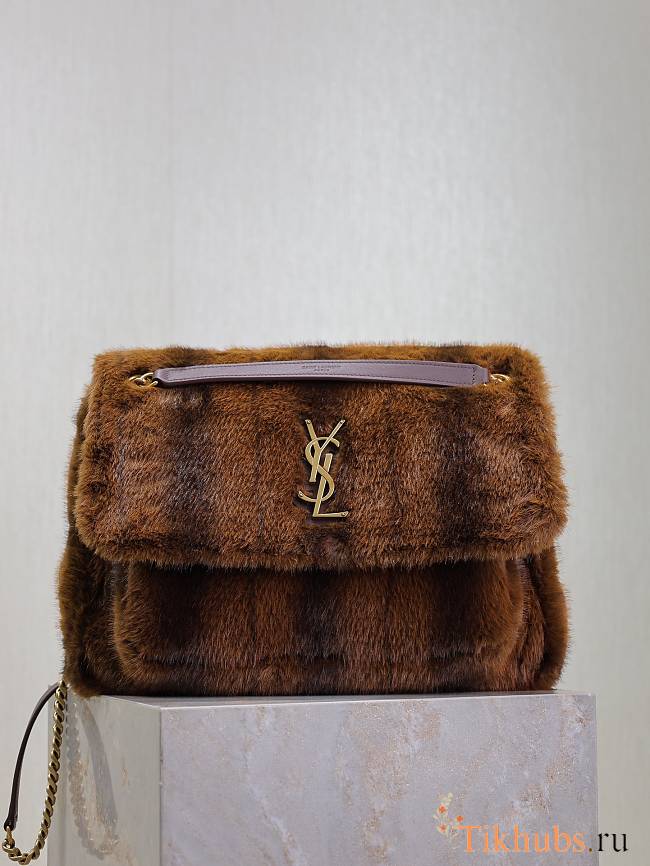 YSL Niki Bag Fur 32x23x9cm - 1