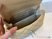 Chanel Coco Handle Cavier Beige Gold HW 24x14x10cm - 3