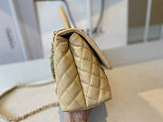 Chanel Coco Handle Flap Bag Beige Caviar 29cm - 5