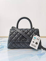 Chanel Coco Handle Black Caviar Black Hardware 24x14x10cm - 1