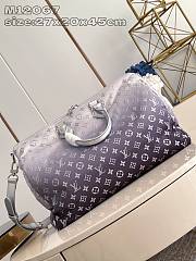 Louis Vuitton LV Keepall Bandoulière 45 Frost 45x27x20cm - 5