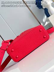 Louis Vuitton LV Capucines Mini Red 21x13.6x8cm - 6