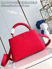 Louis Vuitton LV Capucines BB Red Bag 27x17.3x9cm - 1