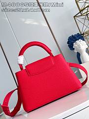 Louis Vuitton LV Capucines BB Red Bag 27x17.3x9cm - 4