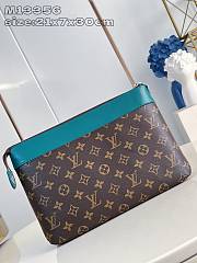 Louis Vuitton LV Pochette Voyage Green Souple 30x21x7.5cm - 4