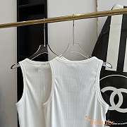 Loewe Anagram White Cotton-blend Tank top - 3