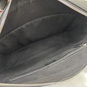 Gucci Medium Briefcase With Web Black 37x29x7cm - 2