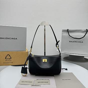 Balenciaga Black Rodeo Sling Pochette Black 22x11.9x12.7cm