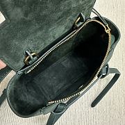 Celine Belt Pico Bag Green Grained Calfskin 16x21x8cm - 4