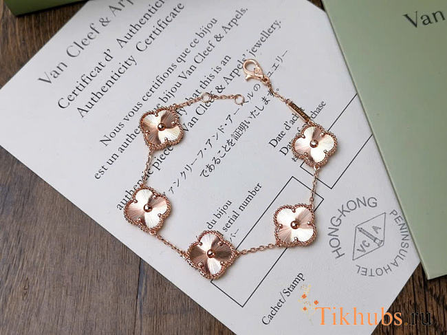 Van Cleef VCA Rose Gold Bracelet - 1