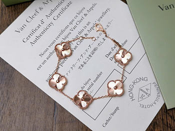 Van Cleef VCA Rose Gold Bracelet