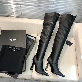 YSL Black High Boot