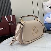 Gucci Blondie Medium Top Handle Bag Light Pink 32x17x10cm - 6