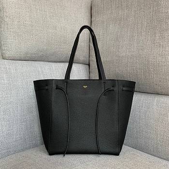 Celine Small Cabas Phantom Soft Grained Black 27x31x17cm