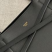 Celine Small Cabas Phantom Soft Grained Black 27x31x17cm - 6