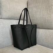 Celine Small Cabas Phantom Soft Grained Black 27x31x17cm - 5