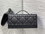 Dior Miss Caro Top Handle Pouch Black 24x12x4cm - 3